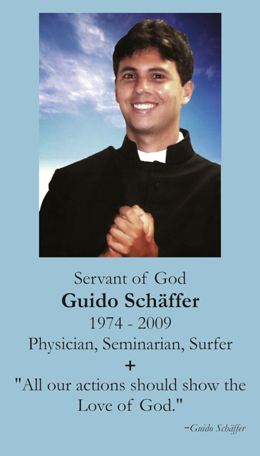 Servant of God Guido Schaffer Holy Card
